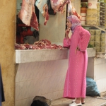 woman at market